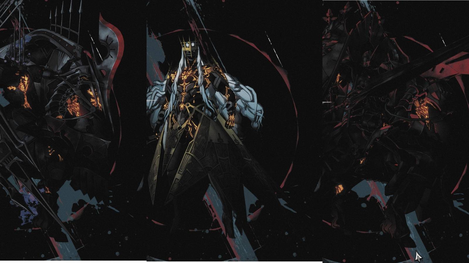 Collage of Prince, Dark Knight, and Paladin Archetypes