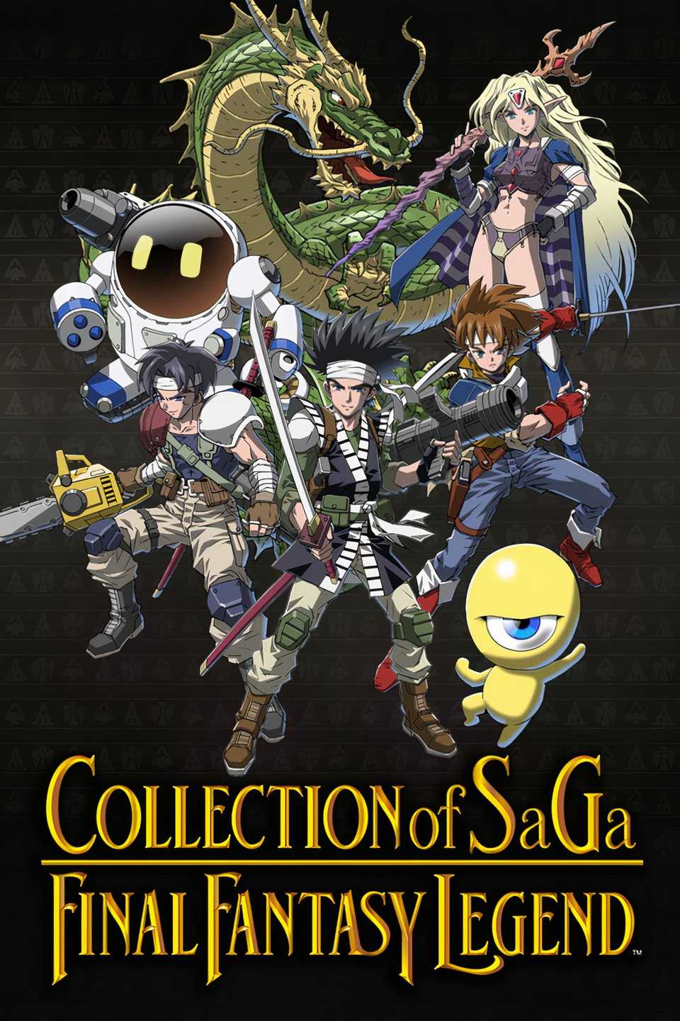 COLLECTION of SaGa FINAL FANTASY LEGEND Tag Page Cover Art