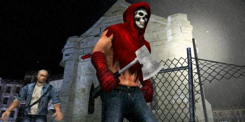 7 Most controversial PS2 Games A Skull masked criminal holds an axe