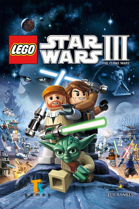 LEGO Star Wars 3: The Clone Wars Tag Page Cover Art