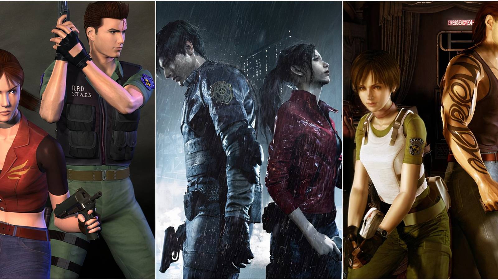 Code Veronica, Resident Evil 2 Remake, Resident Evil 0
