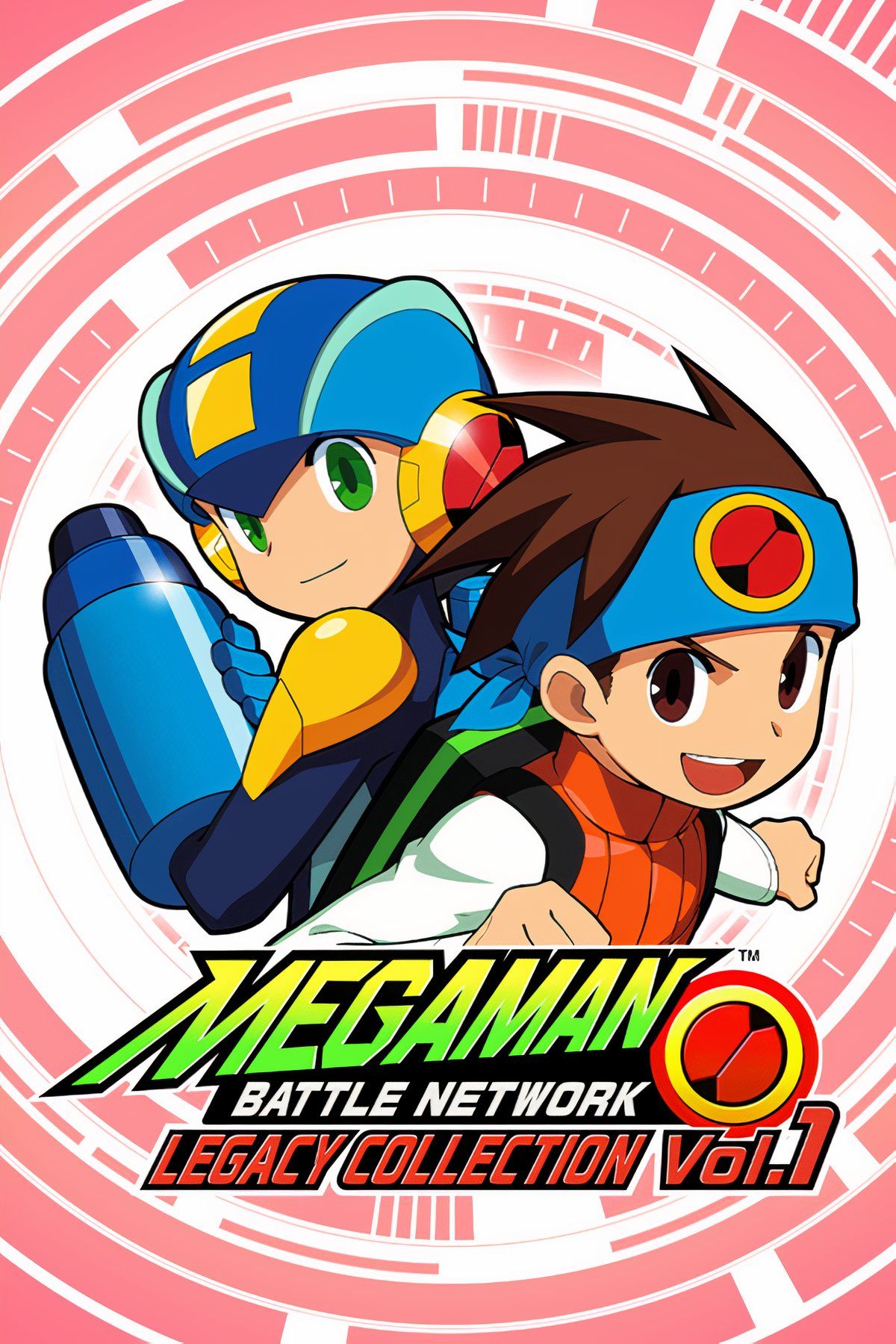 Mega Man Battle Network Tag Page Cover Art