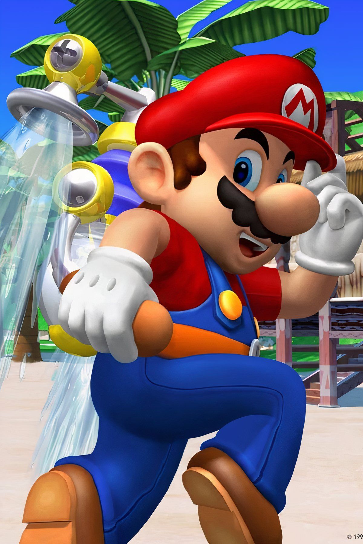 Super Mario Sunshine Tag Page Cover Art