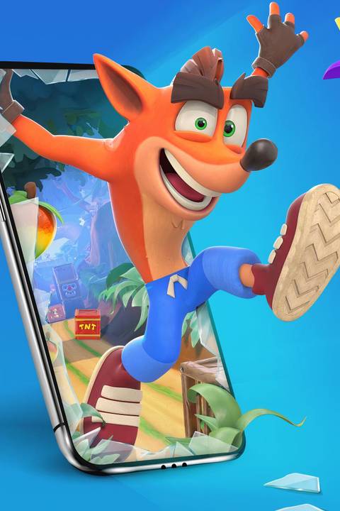 Crash Bandicoot: On the Run Tag Page Cover Art