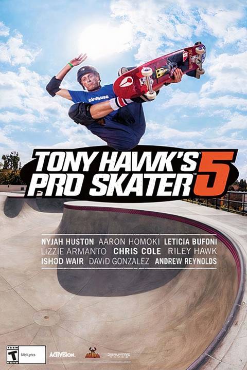 Tony Hawk's Pro Skater 5 Tag Page Cover Art
