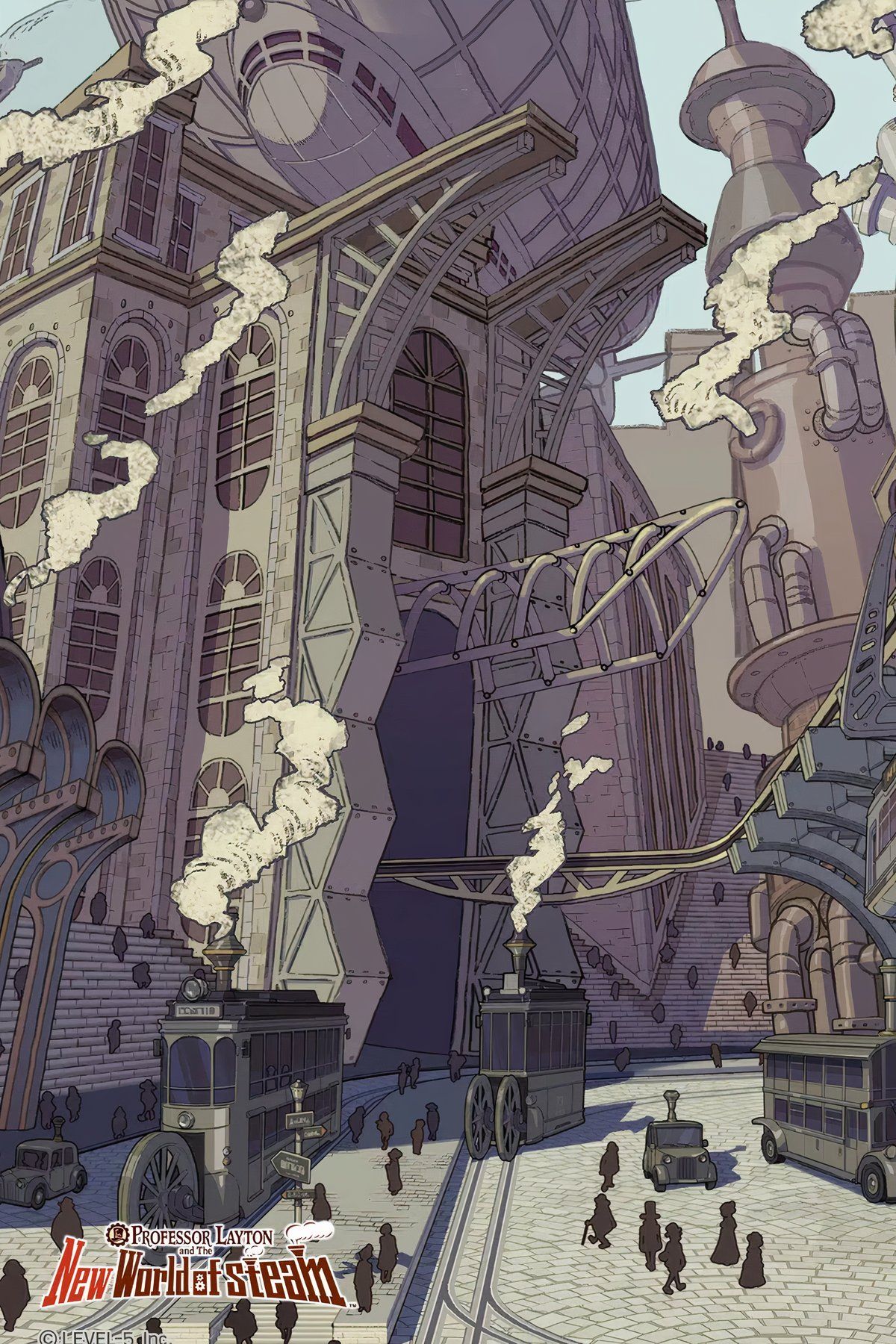 Professor Layton And The New World Of Steam Tag Page Cover Art