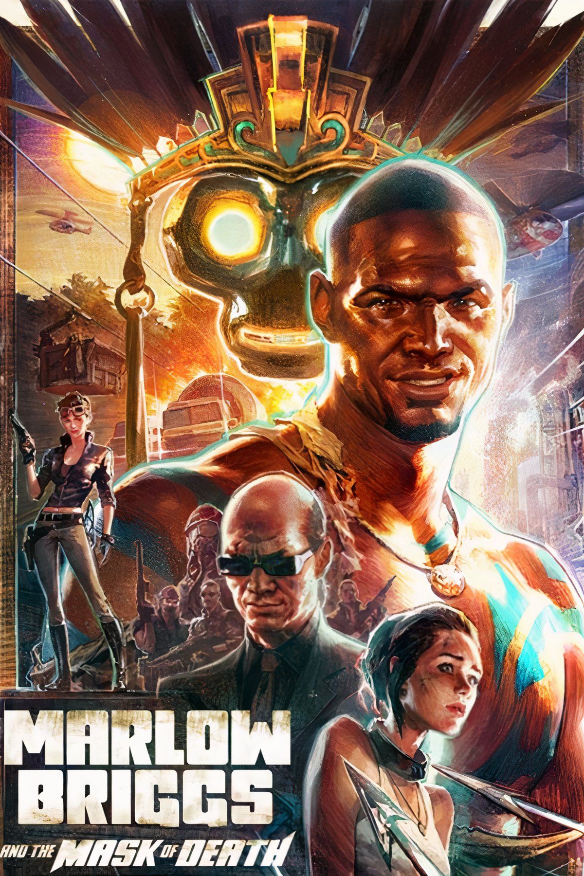 Marlow Briggs and the Mask of Death Tag Page Cover Art