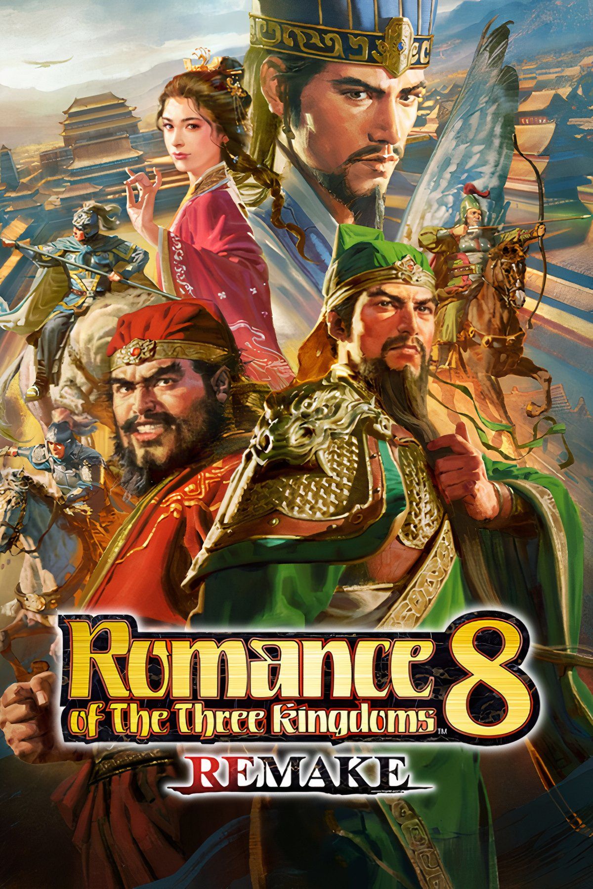 Romance of the Three Kingdoms 8 Remake Tag Page Cover Art