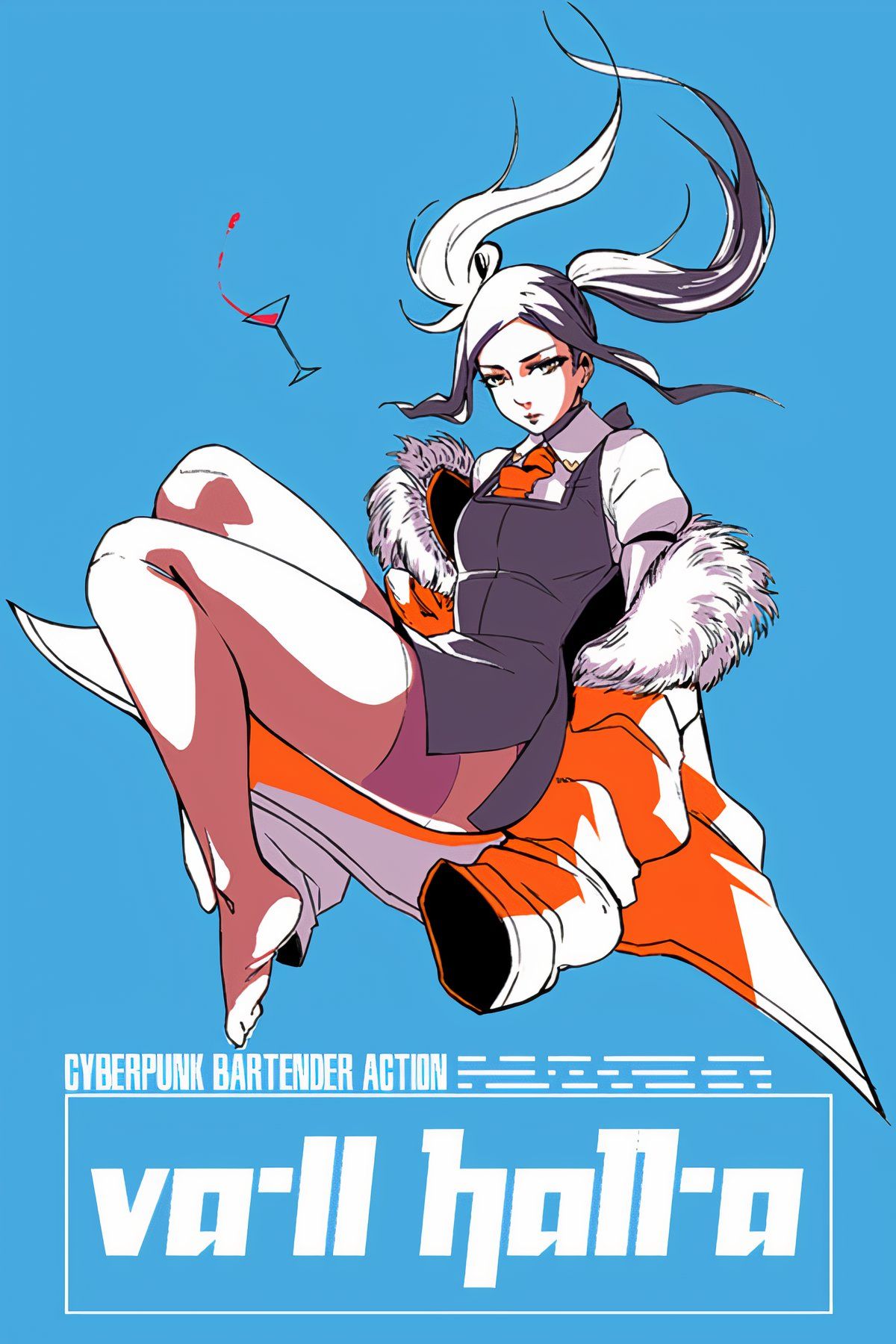 VA-11 Hall-A: Cyberpunk barman Action Tag Page Cover Art