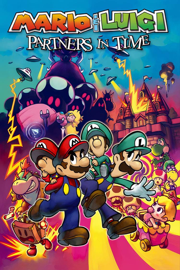 Mario & Luigi: Partners In Time Tag Page Cover Art