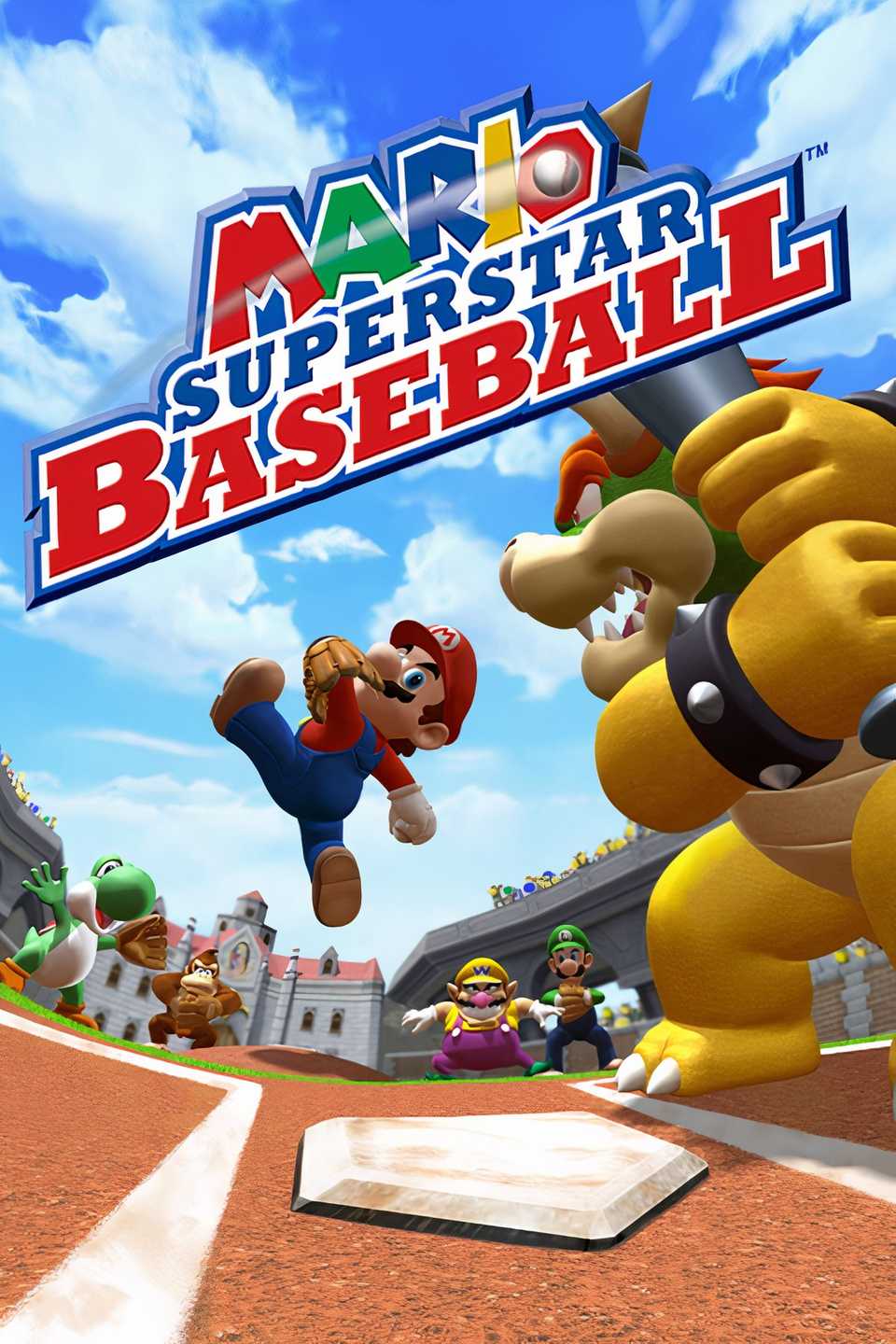 Mario Superstar Baseball Tag Page Cover Art