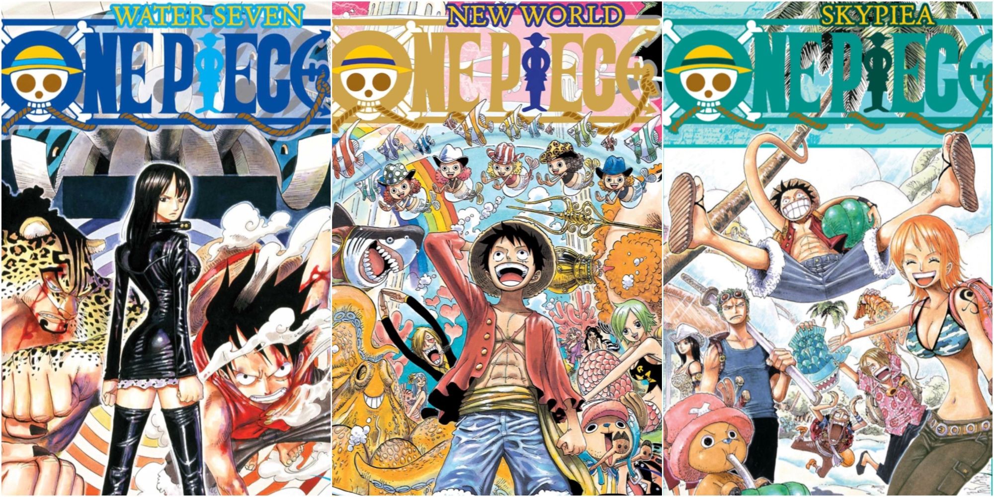 Лучшие обложки манги One Piece