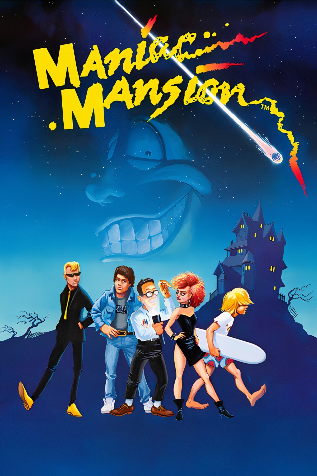 Maniac Mansion Tag Page Cover Art