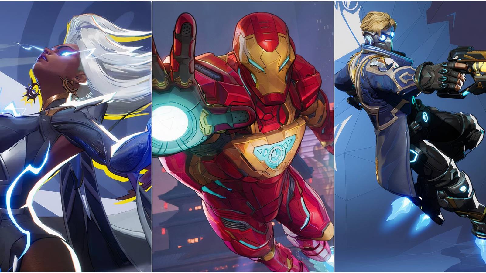 Storm, Iron Man, Star Lord