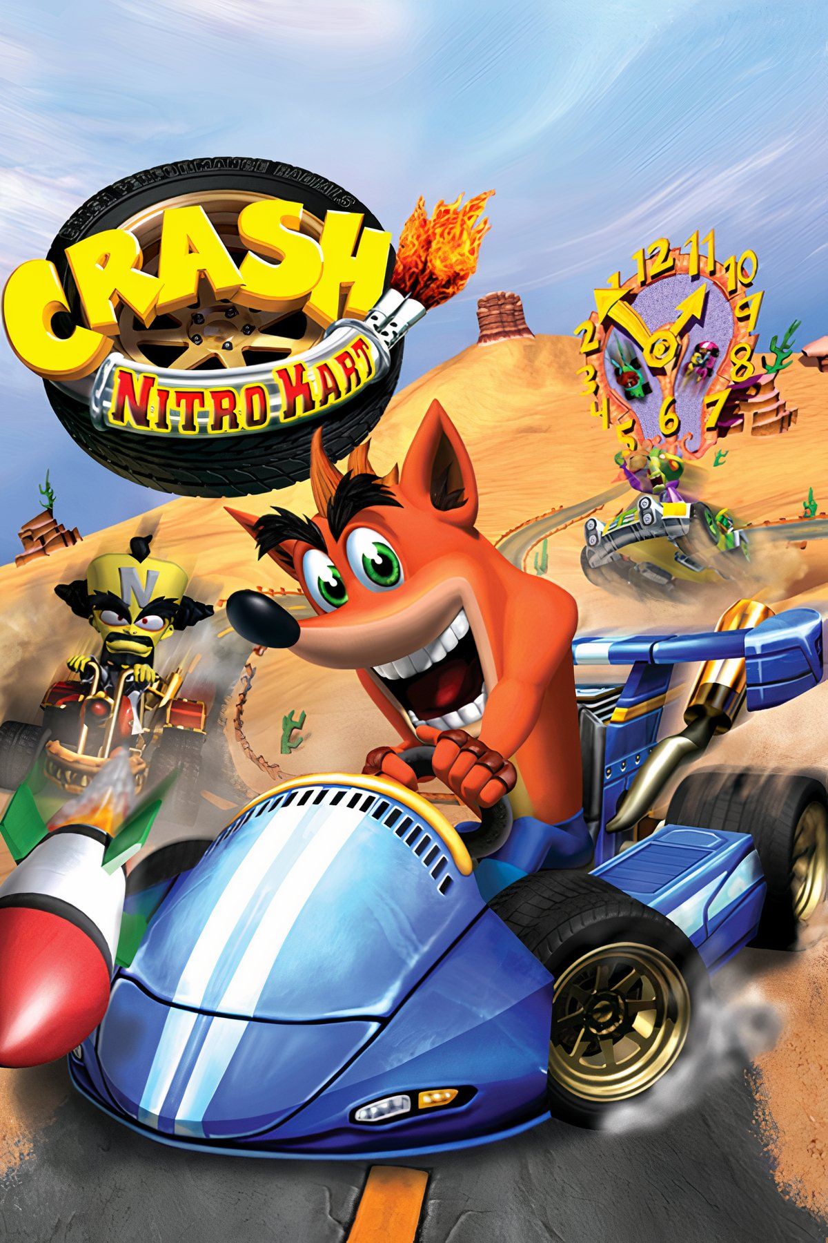 Crash Nitro Kart Tag Page Cover Art