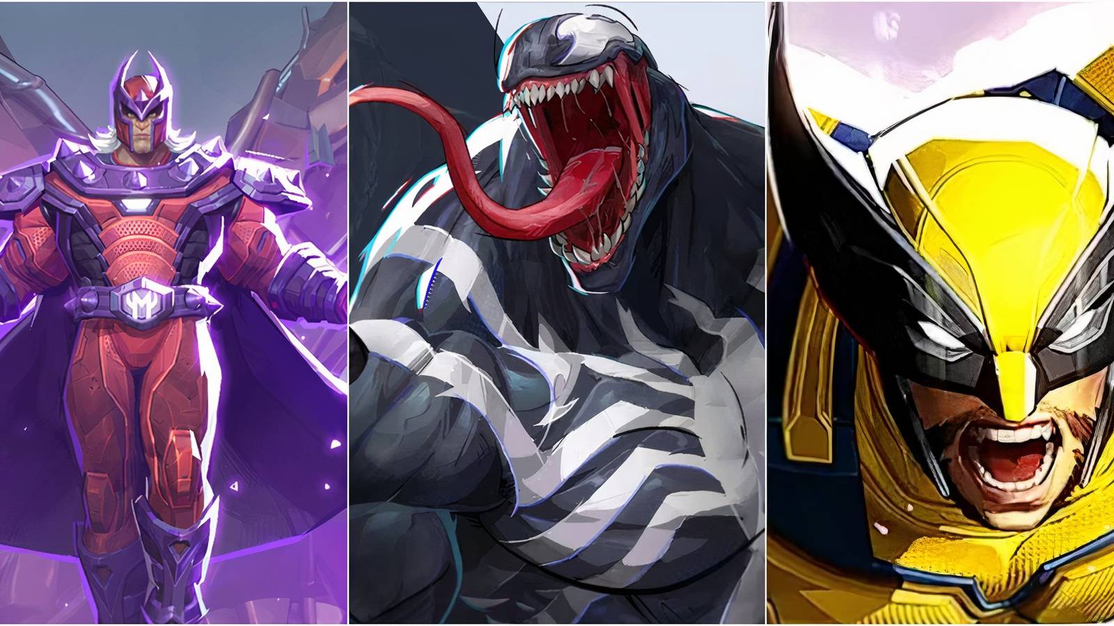 Magneto, Venom, Wolverine in Marvel Rivals