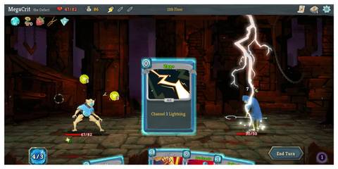 Slay The Spire - Steam Screenshot (Playing A Zap Card)