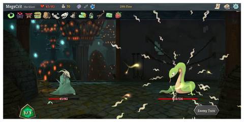 Slay The Spire - Steam Screenshot (Battling A Giant Snake)