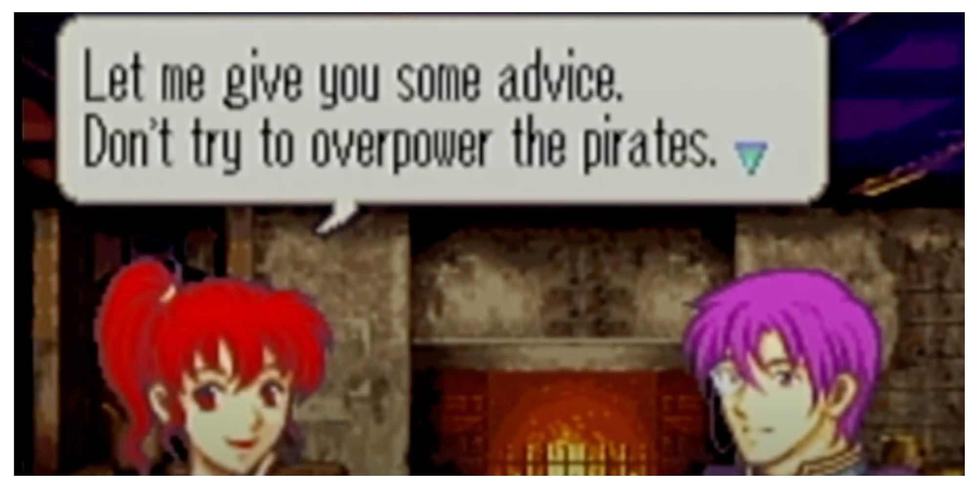 Anna talking to Canas about the pirates