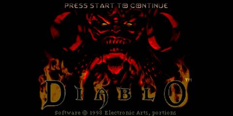 Diablo PS1 - title screen