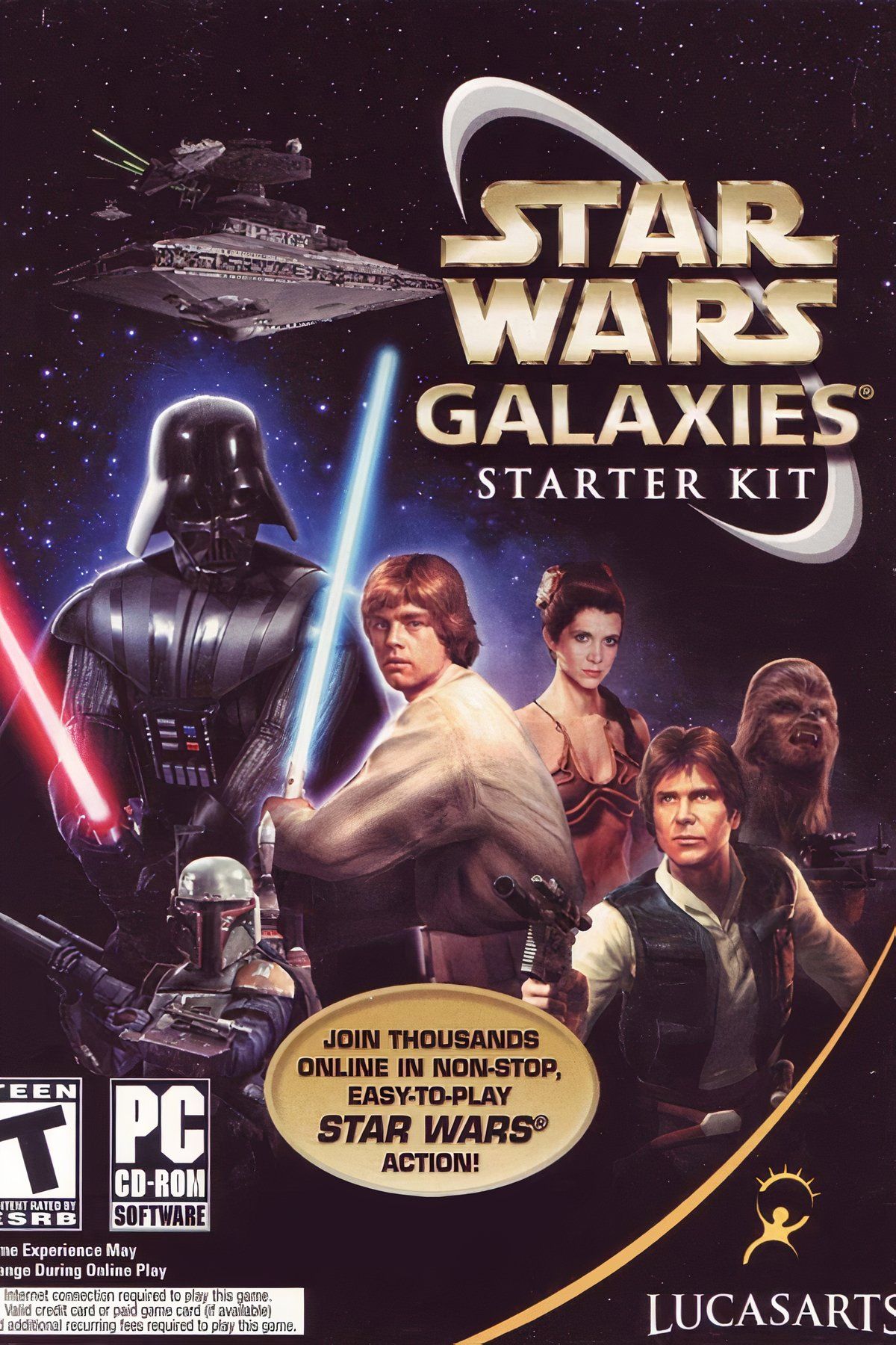 Star Wars Galaxies Tag Page Cover Art