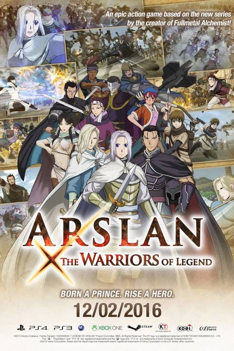 Arslan: The Warriors of Legend Tag Page Cover Art