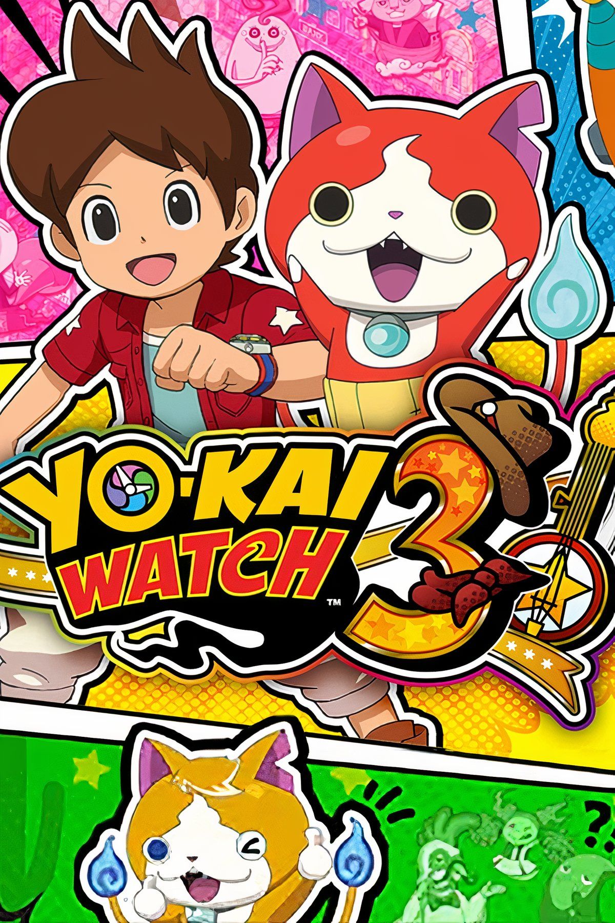 Yo-kai Watch 3 Tag Page Cover Art