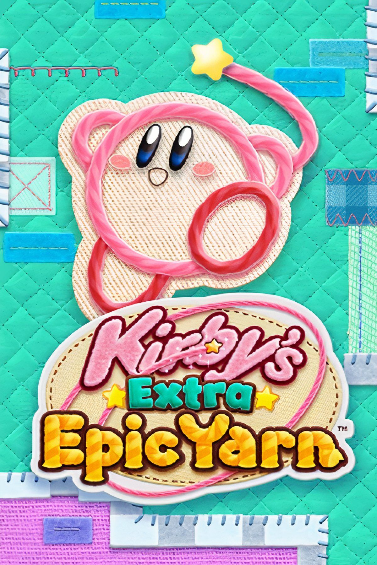 Kirby's Extra Epic Yarn Tag Page Cover Art