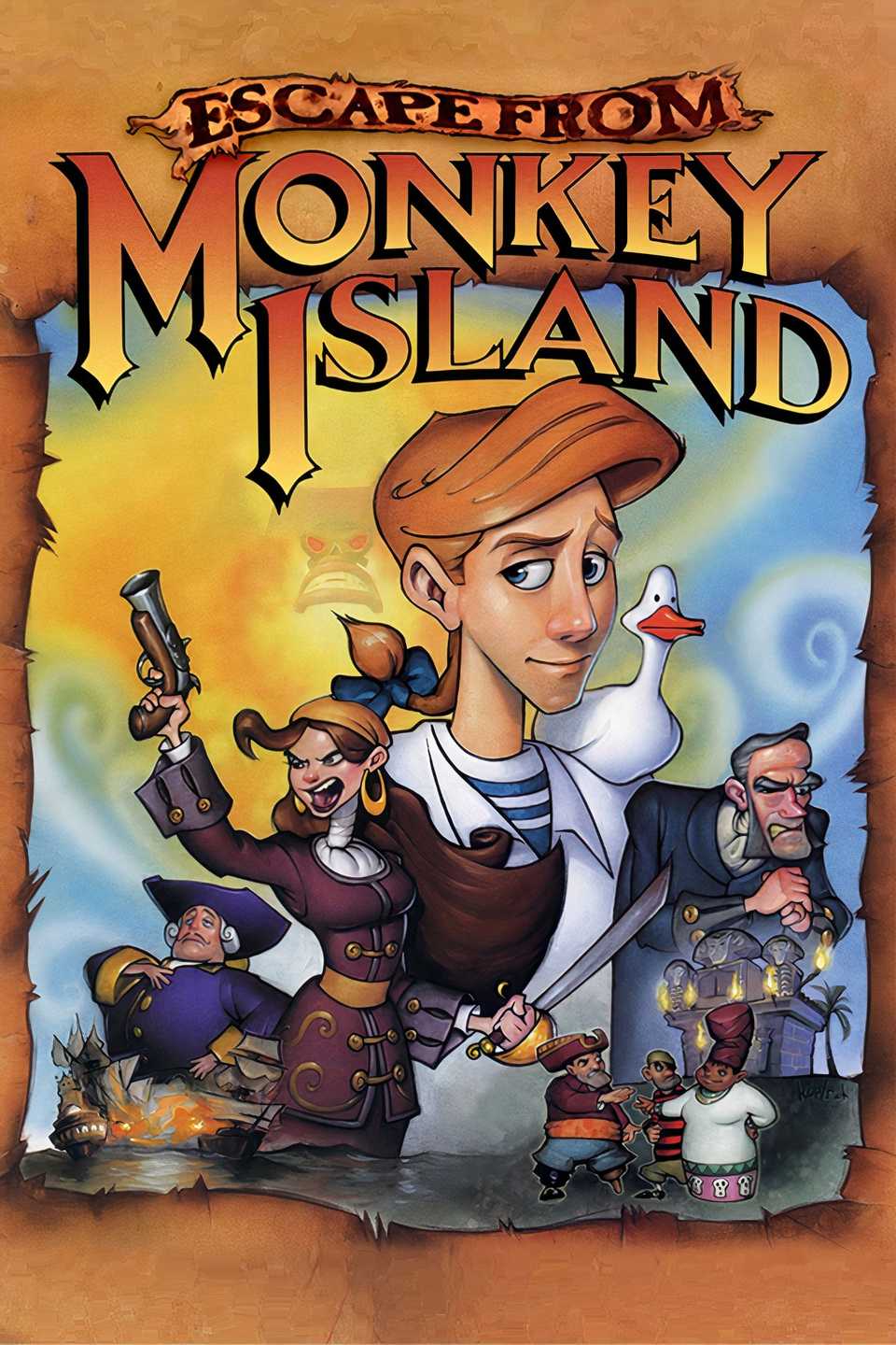 Escape from Monkey Island Tag Page Cover Art