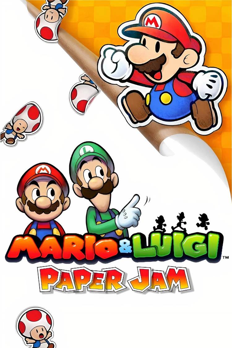 Mario & Luigi: Paper Jam Tag Page Cover Art