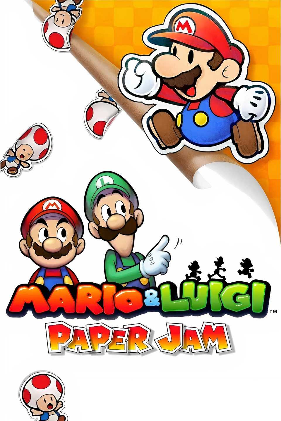 Mario & Luigi: Paper Jam Tag Page Cover Art