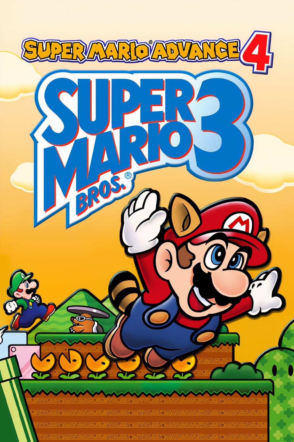 Super Mario Advance 4: Super Mario Bros. 3 Tag Page Cover Art