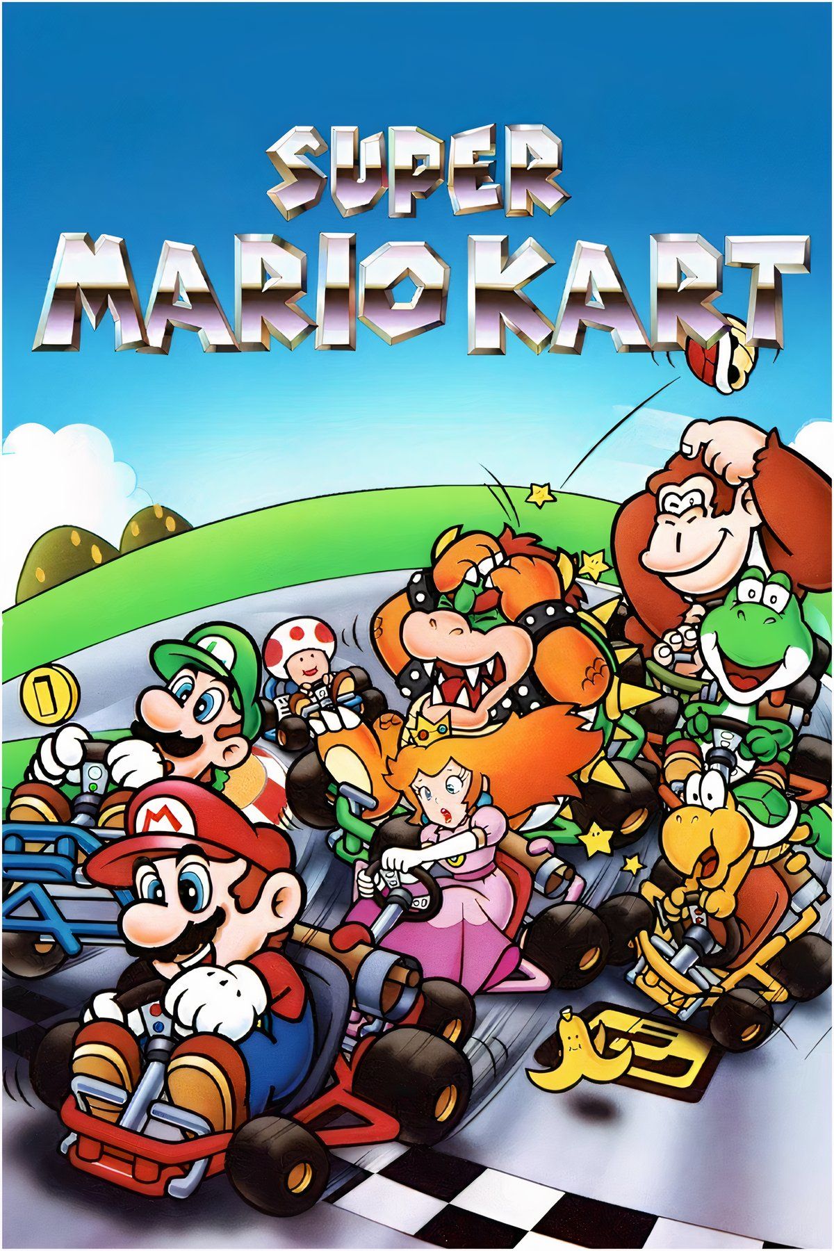 Super Mario Kart Tag Page Cover Art