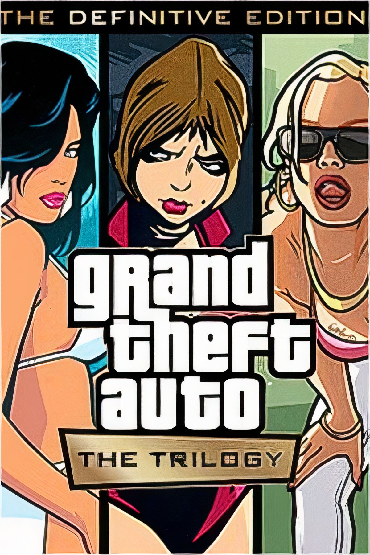 GTA: The Trilogy - Definitive Edition Tag Page Cover Art