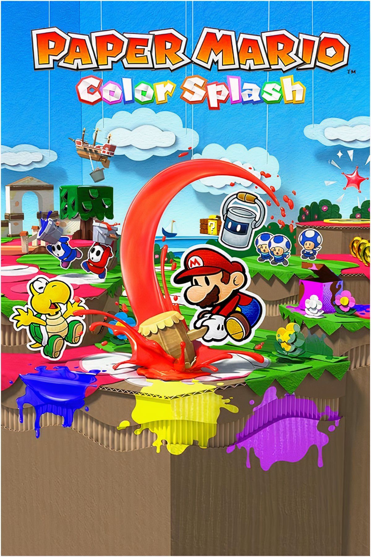 Paper Mario: Color Splash Tag Page Cover Art