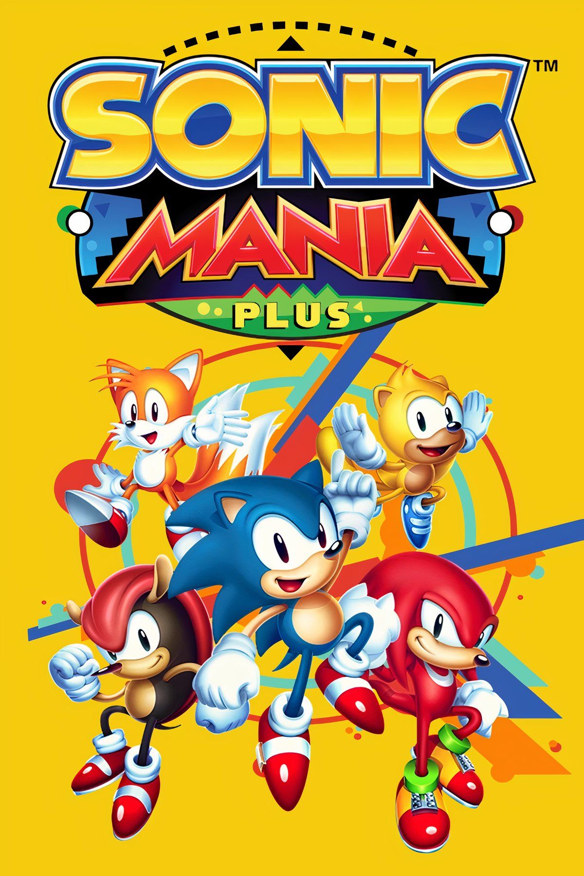 Sonic Mania Plus Tag Page Cover Art