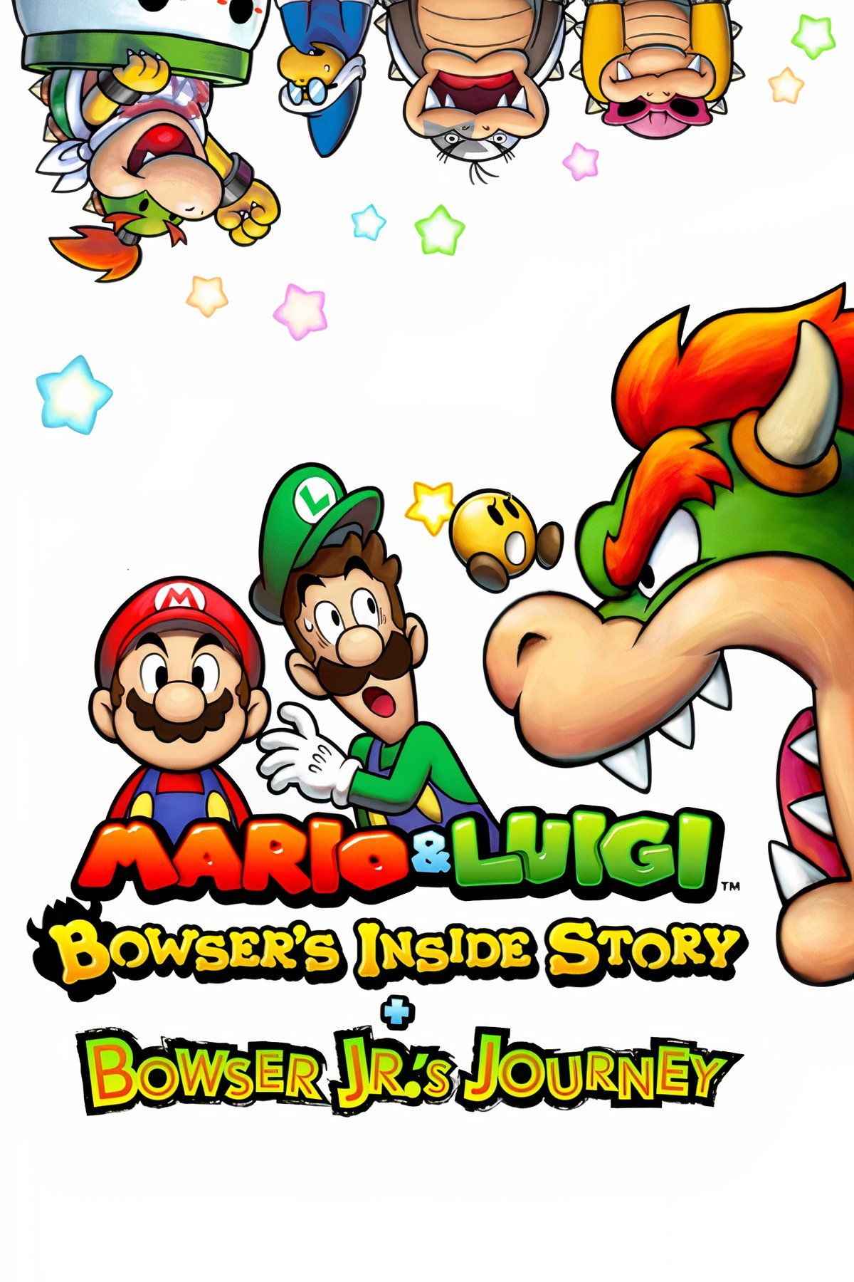 Mario & Luigi: Bowser's Inside Story + Bowser Jr.'s Journey Tag Page Cover Art