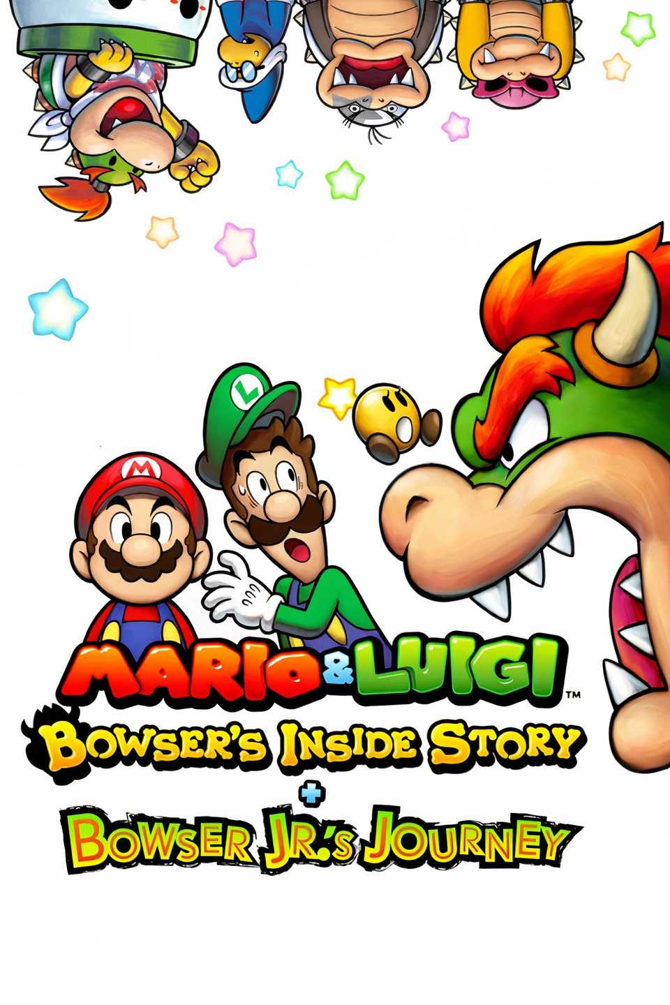 Mario & Luigi: Bowser's Inside Story + Bowser Jr.'s Journey Tag Page Cover Art