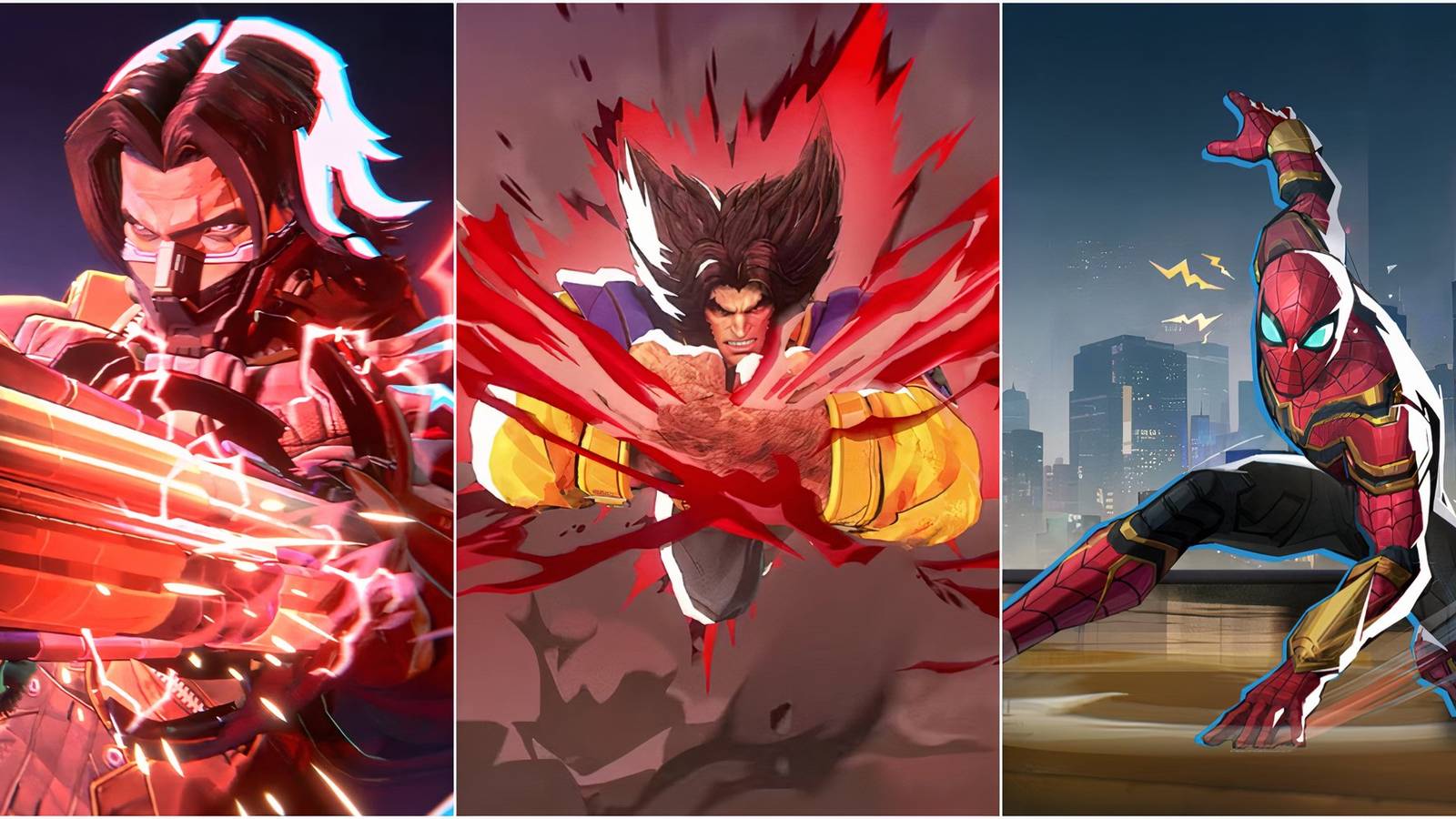 Winter Soldier, Wolverine, Spider-Man