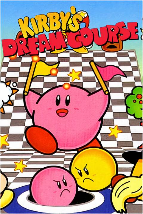 Kirby's Dream Course Tag Page Cover Art 