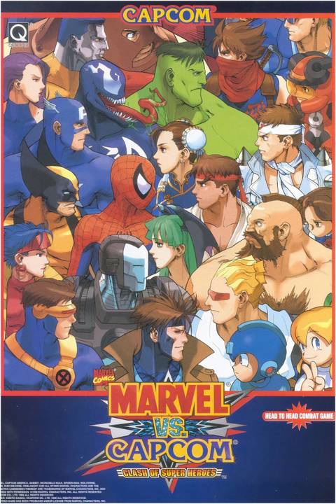 Marvel vs. Capcom: Clash of Super Heroes Tag Page Cover Art