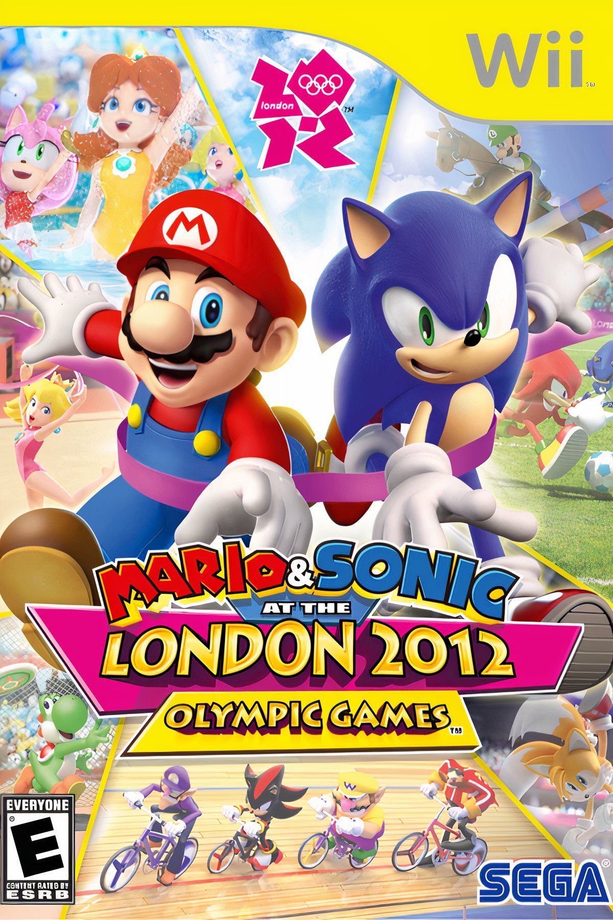 Mario & Sonic at the London 2012 Olympic Games Tag Page Cover Art