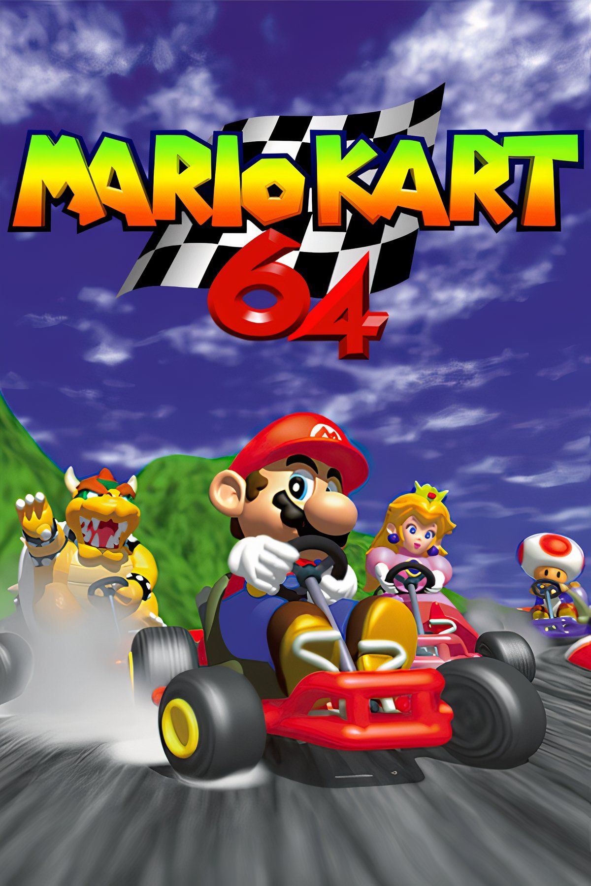 Mario Kart 64 Tag Page Cover Art