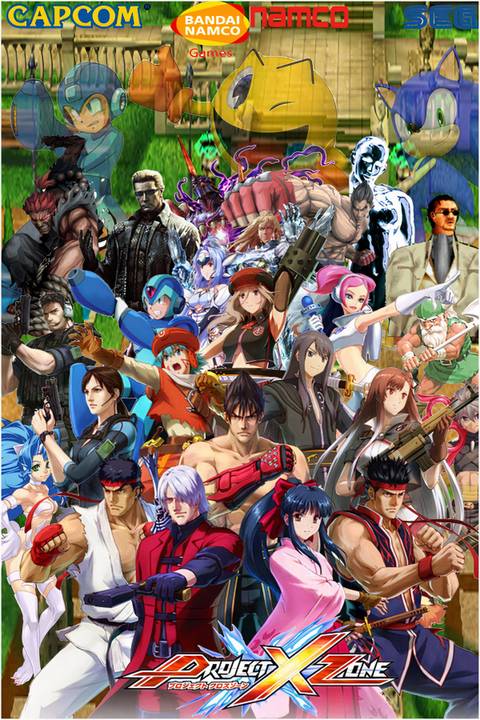 Project X Zone Tag Page Cover Art