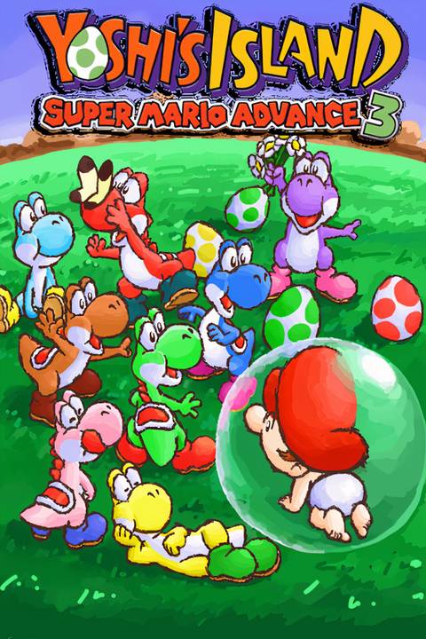 Yoshi's Island: Super Mario Advance 3 Tag Page Cover Art