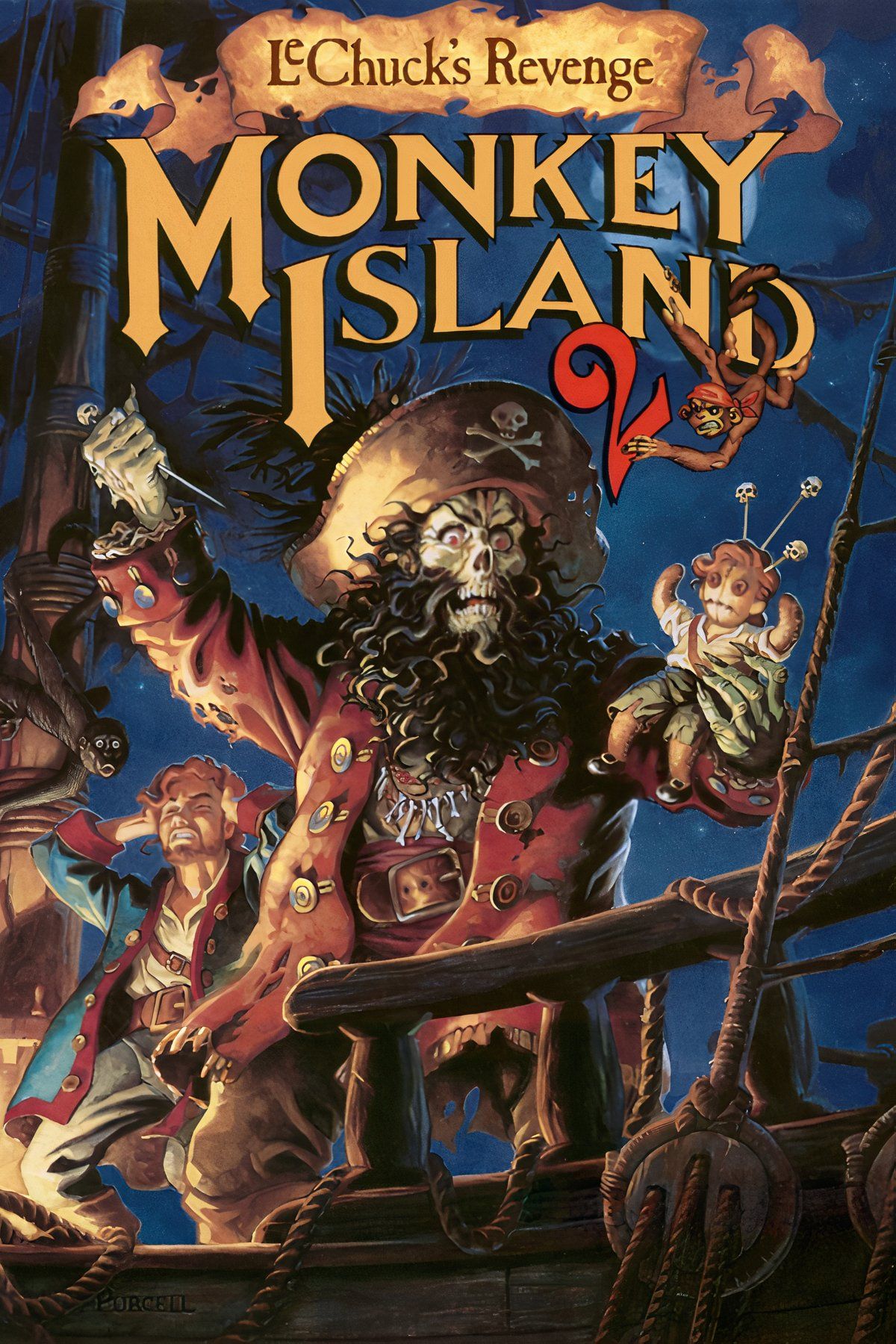 Monkey Island 2: LeChuck's Revenge Tag Page Cover Art