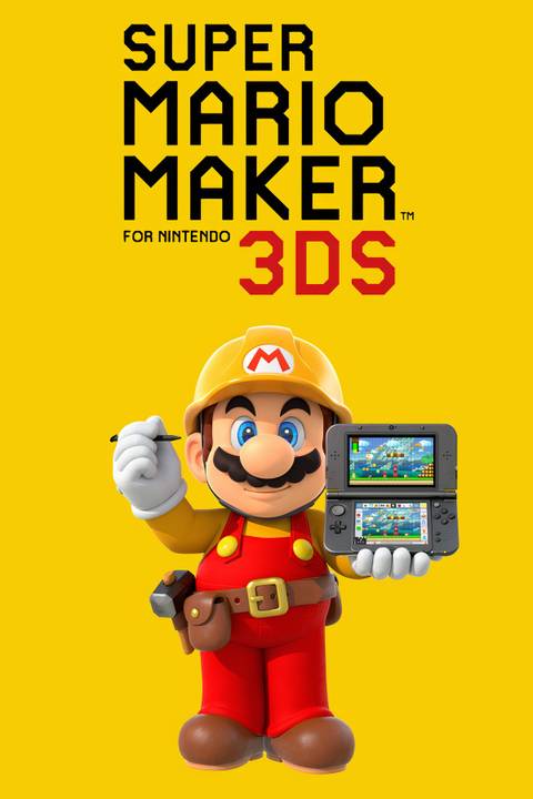 Super Mario Maker for Nintendo 3DS Tag Page Cover Art