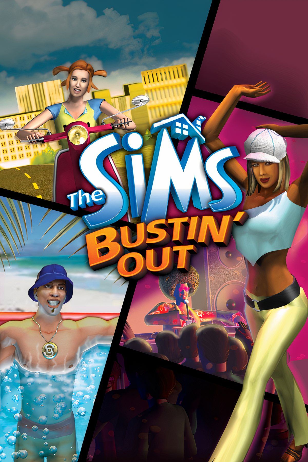 The Sims Bustin' Out Tag Page Cover Art