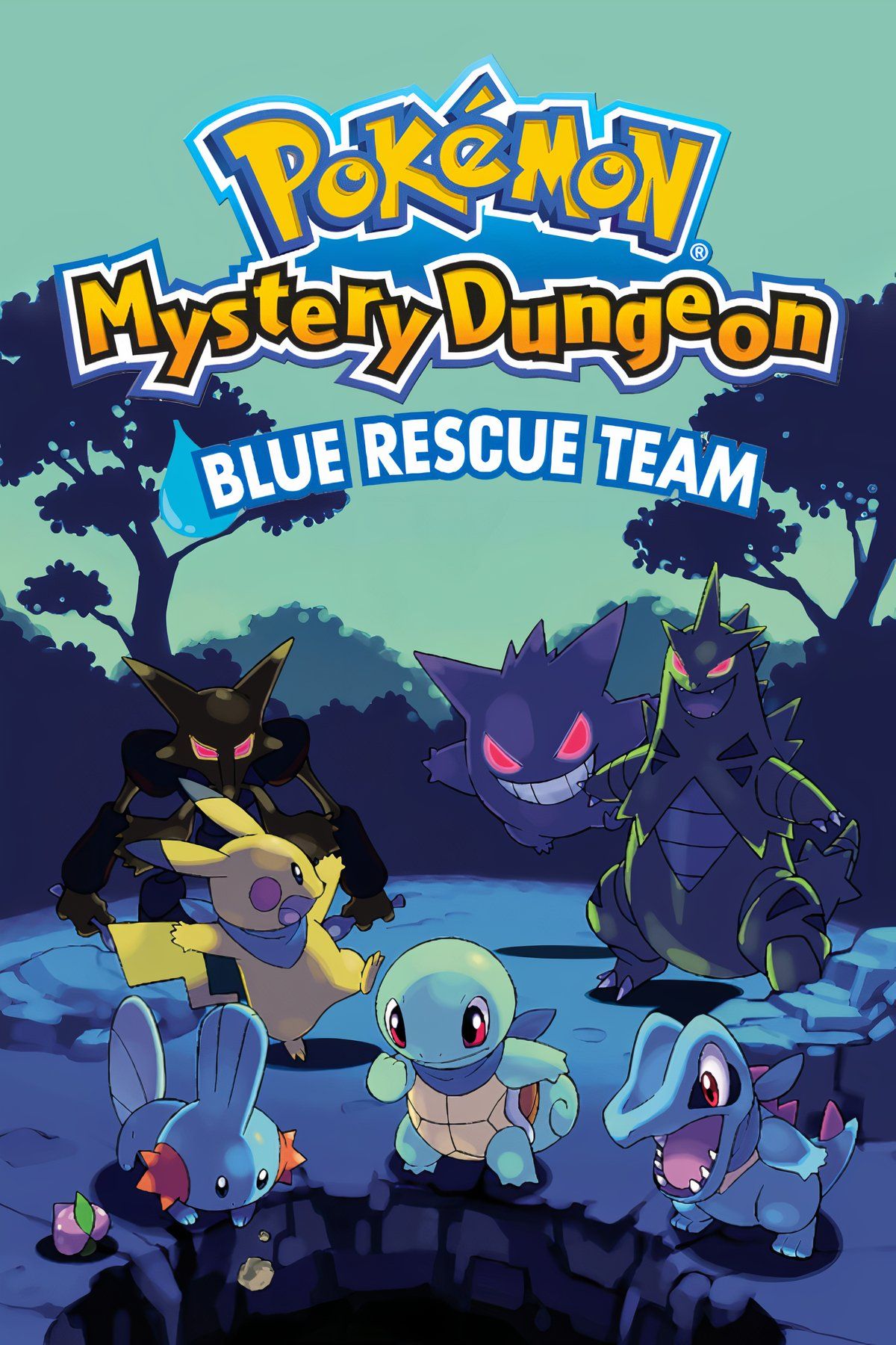 Pokemon Mystery Dungeon: Blue Rescue Team Tag Page Cover Art