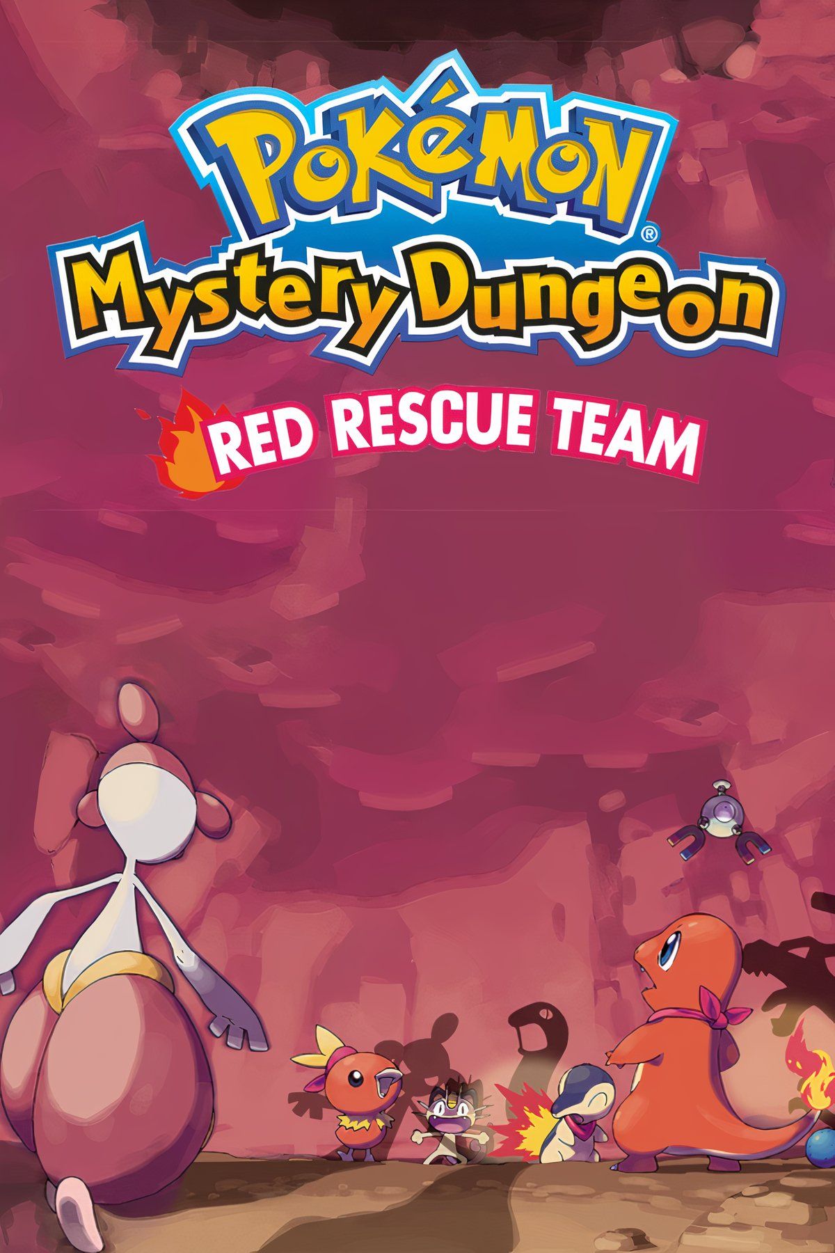 Pokemon Mystery Dungeon: Red Rescue Team Tag Page Cover Art